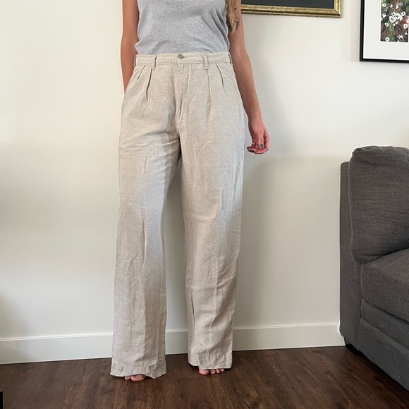 Linen & Cotton Trouser - Picture 1 of 6